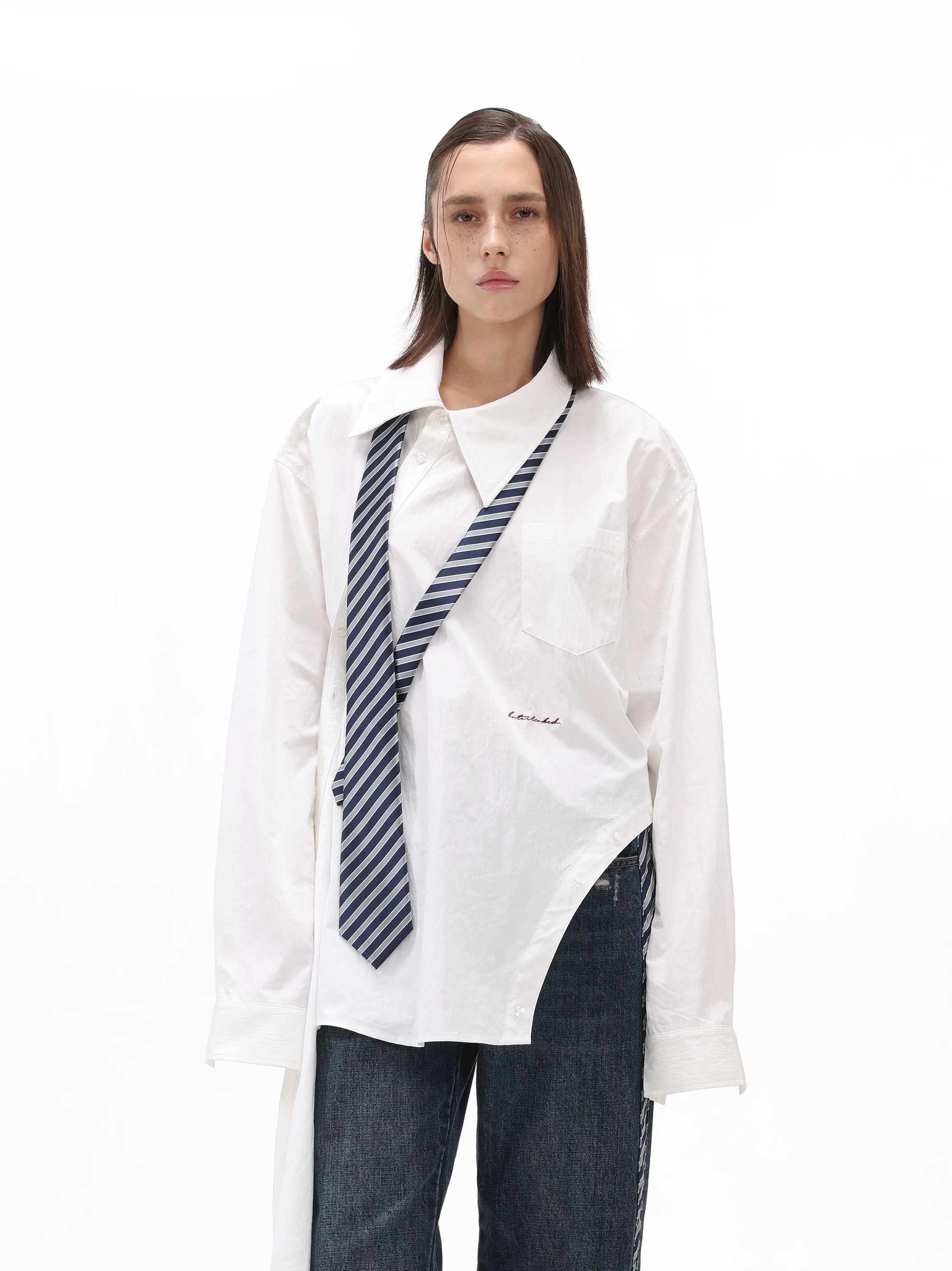 【26s Apr.】Deconstructed Convertible Panel Button-Up Shirt