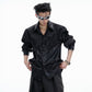 【25s Aug.】Shimmer Satin Cropped Top