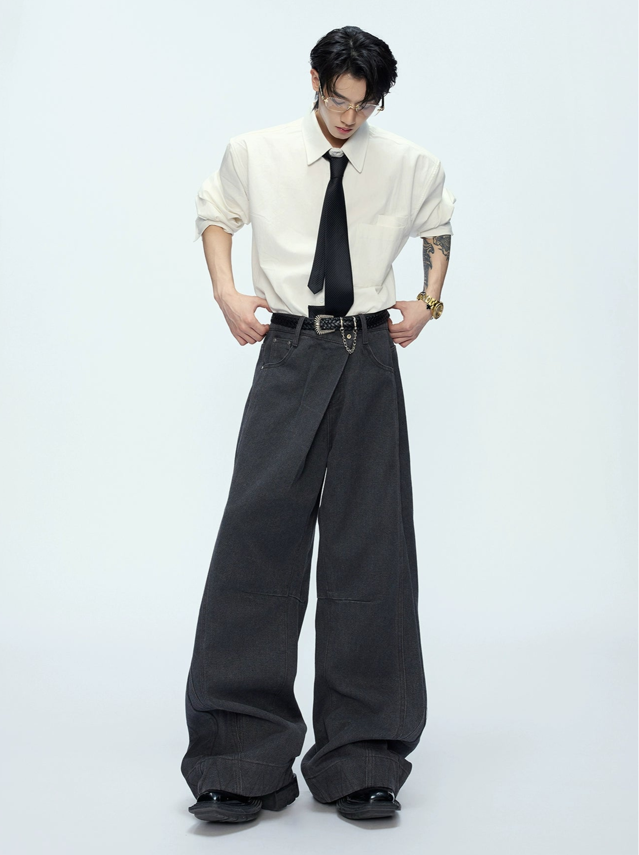 【25s Oct.】Vintage Washed Silhouette Jacket/pants