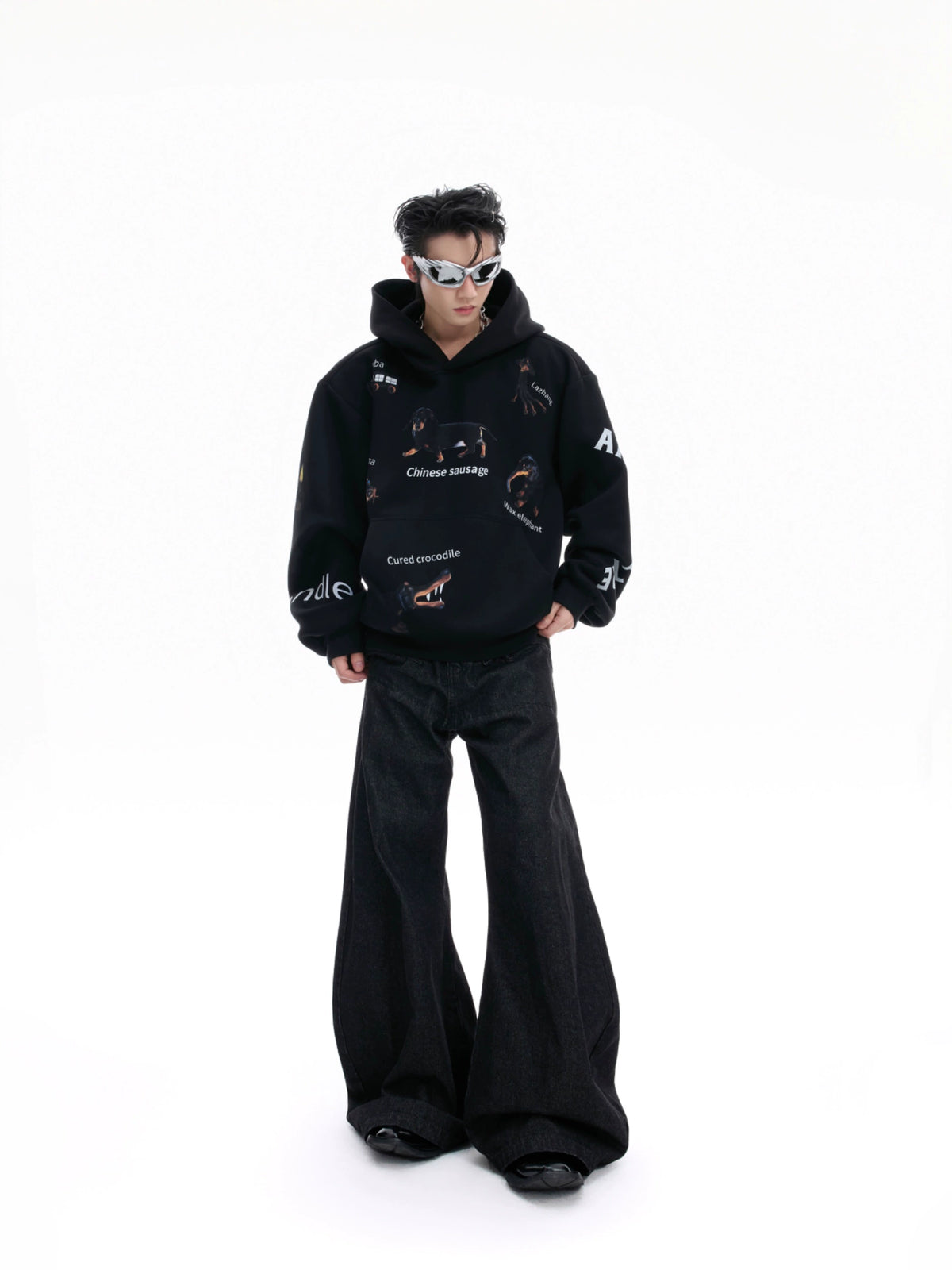 【25s Aug.】Dachshund-Inspired Short Hoodie