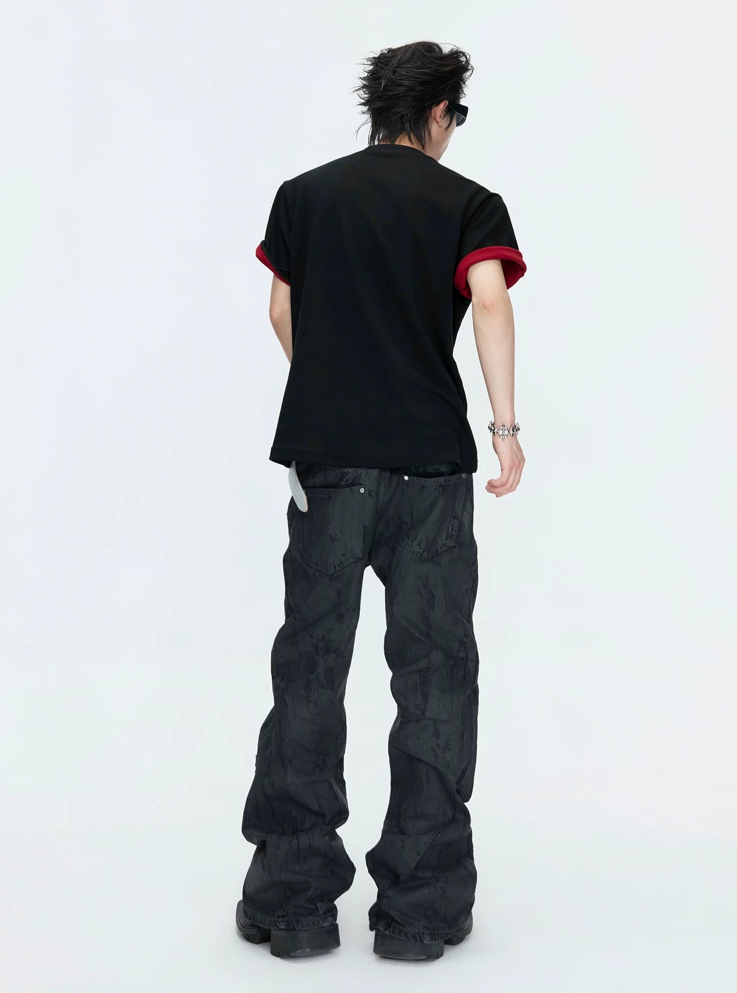 【26s Apr.】Reversible Contrast Oversized Sleeve Tee