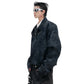 【25s Aug.】Pearl Deconstructed Textured Cropped Leather Jacket