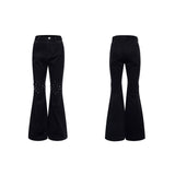 【25s Oct.】Rivet Dark Knight Casual Flared Pants