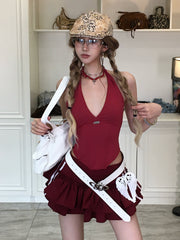 【25s Sep.】Jennie Style Fishbone Hottie Vest/puffy Skirt