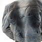 Ink-sprayed Distressed Jacket
