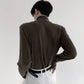 【25s Jul.】Simple High Collar Soft Bottoming Shirt