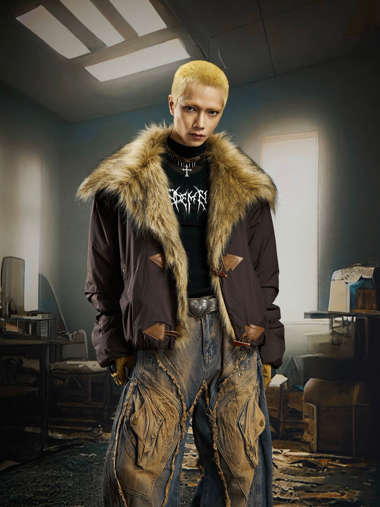 【25s Dec.】Large Lapel Short Thick Coat