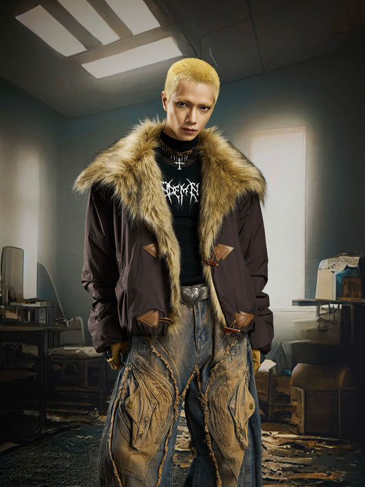 【25s Dec.】Large Lapel Short Thick Coat