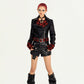 【25s Oct.】Punk Rock Plaid Leather Jacket