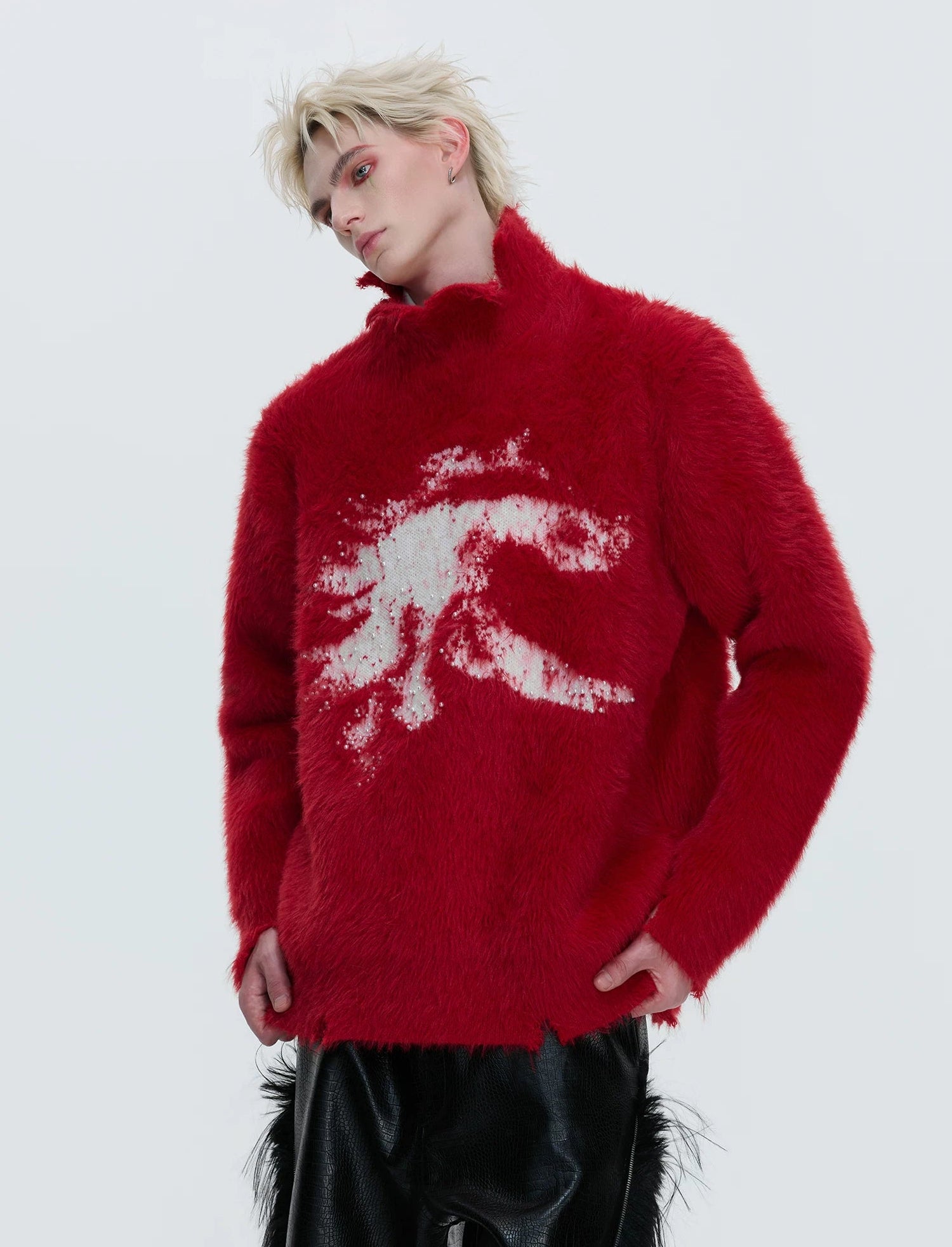 【26s Jan.】Simple and Cozy High-neck Knit Sweater