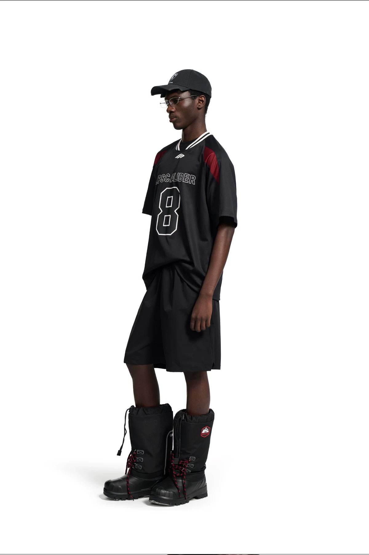 Retro Number Contrast Jersey Tee