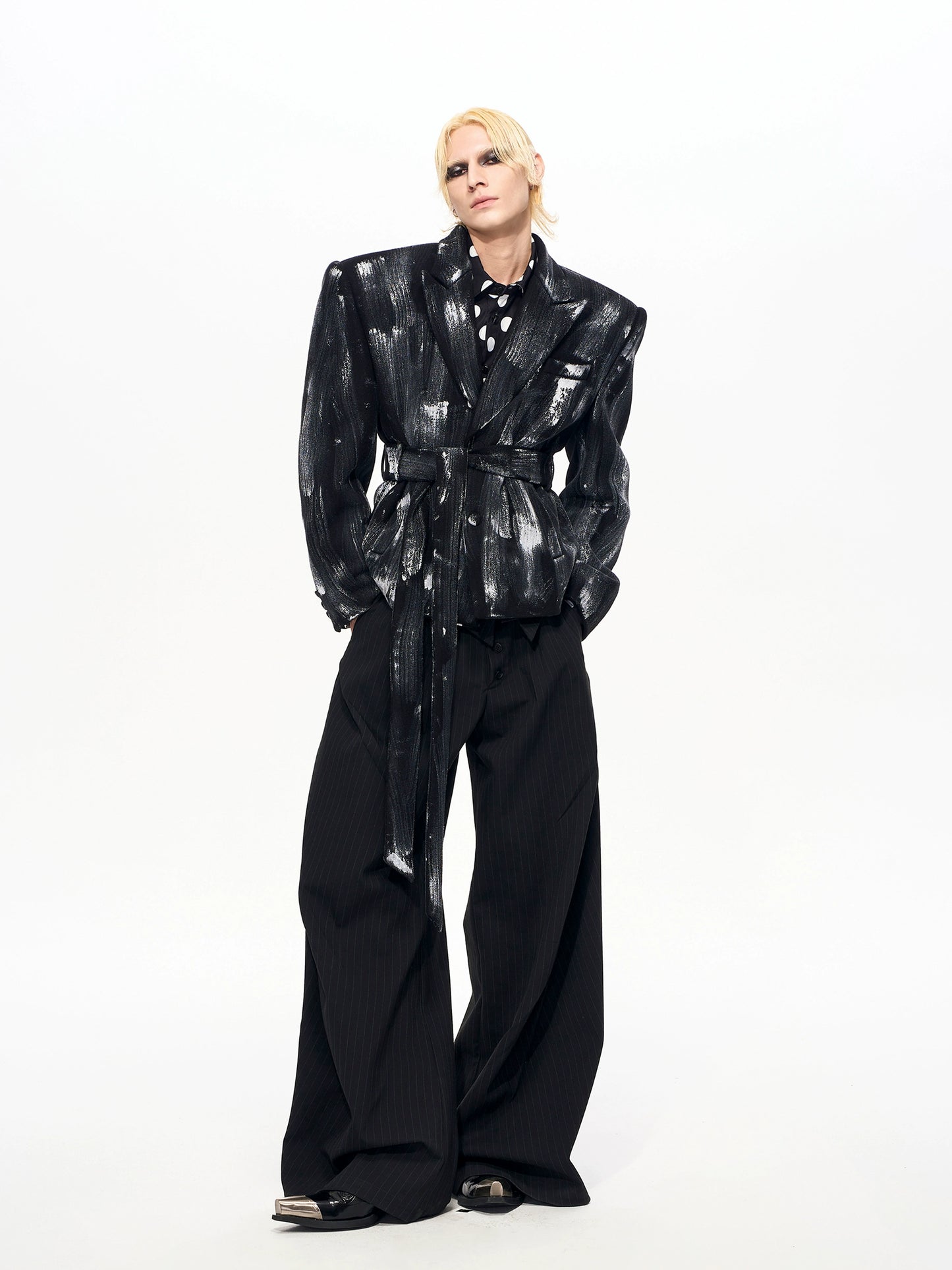 【25s Dec.】100% Wool Brushed Dirty Wool Suit Jacket