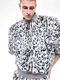 【25s Oct.】Short Furry Leopard Print Faux Fur Coat/Pants