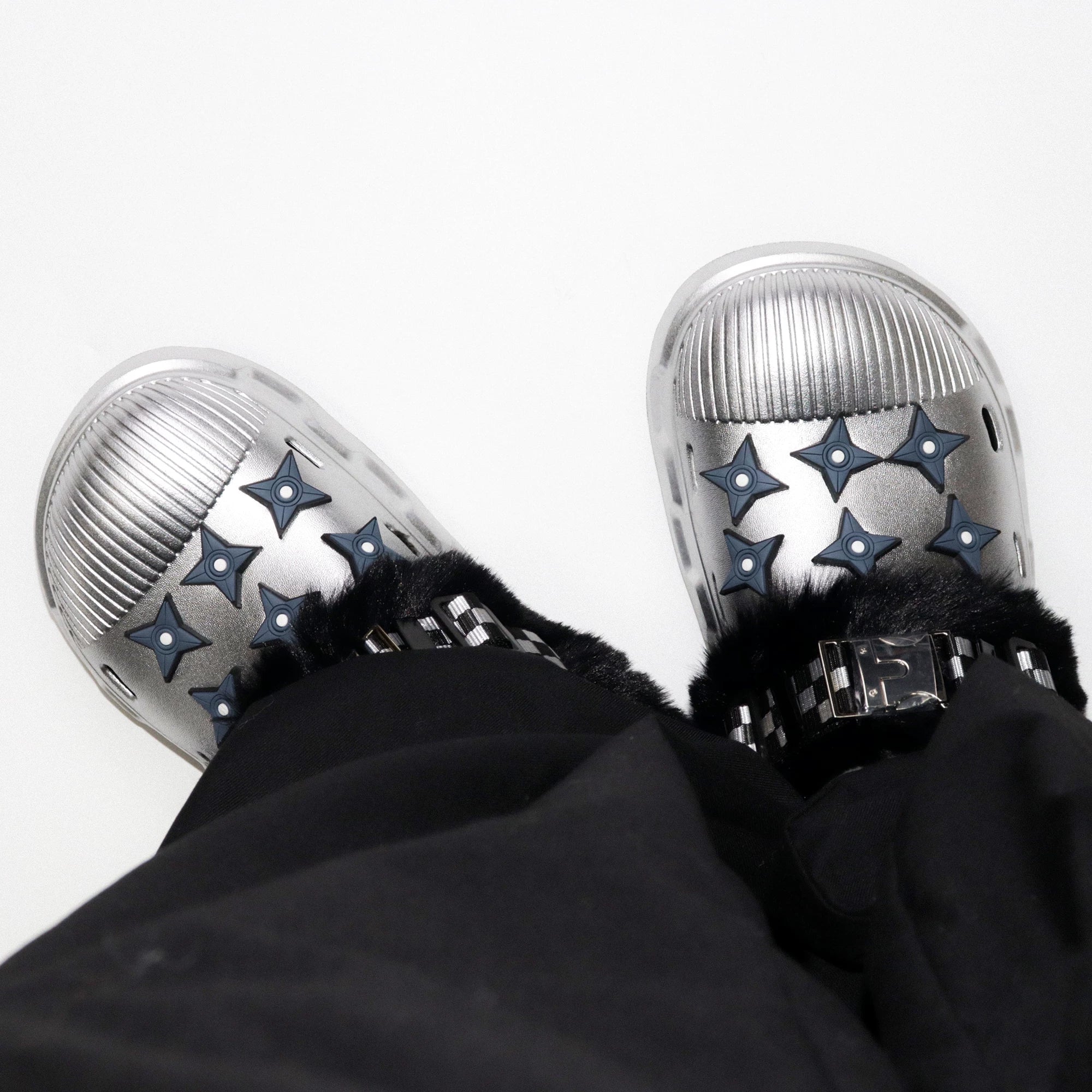 【26s Jan.】Fleece-Lined Functional Platform Clog Mule