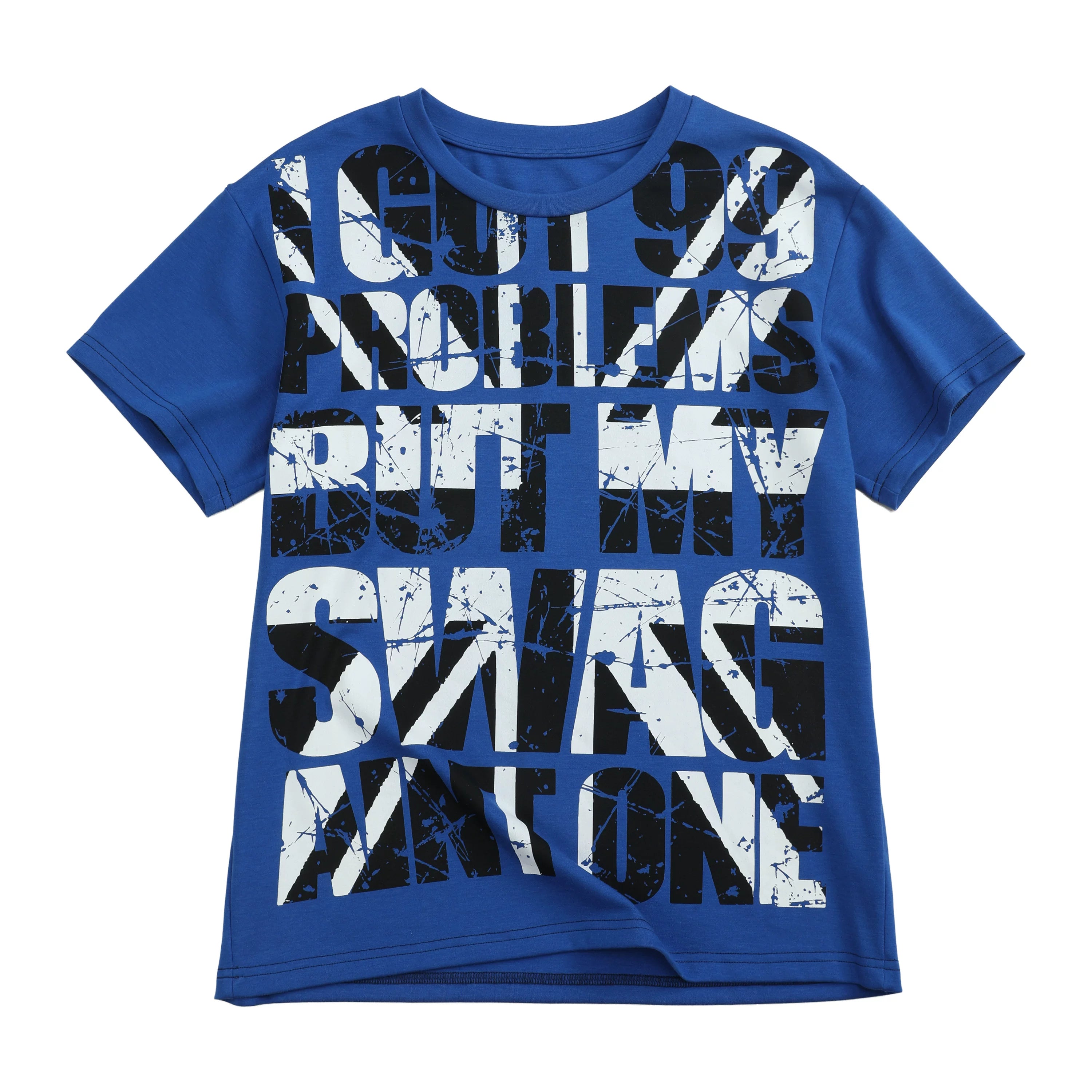 Slogan Graphic Fitted Street Tee