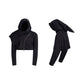 【25s Aug.】Deconstructed Asymmetrical Zip-Up Hoodie