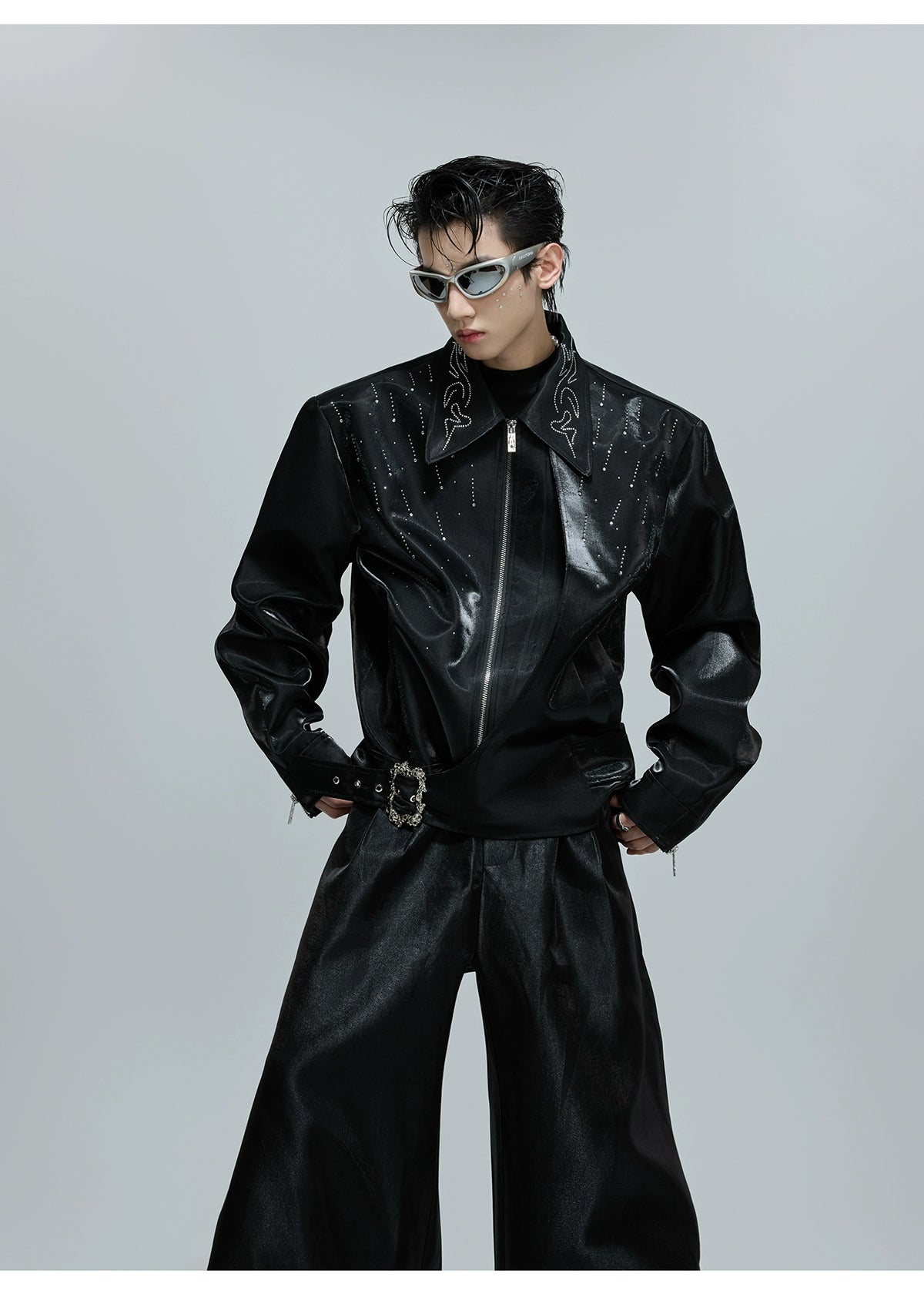 【25s Oct.】Stars* Matte Rhinestone Shiny Jacket