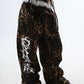 【25s Jul.】Fake Two-piece Lace Ruffled Patchwork Pants