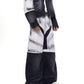 【25s Aug.】Patchwork Painted Dirty-Wash Wide-Leg Denim Pants Set