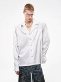 【25s Oct.】Luxury Diamond Metal Rose Long-sleeved Shirt
