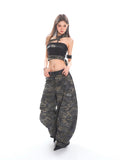 【25s Apr.】Washed Camouflage Scimitar Baggy Pants