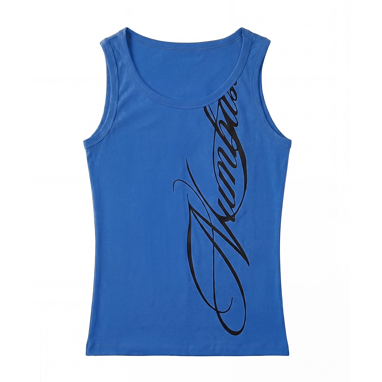 Script Graphic Compression Tank Top
