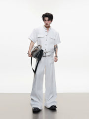 【25s Jul.】Elegant Pearl Edge Denim Jacket/Jeans