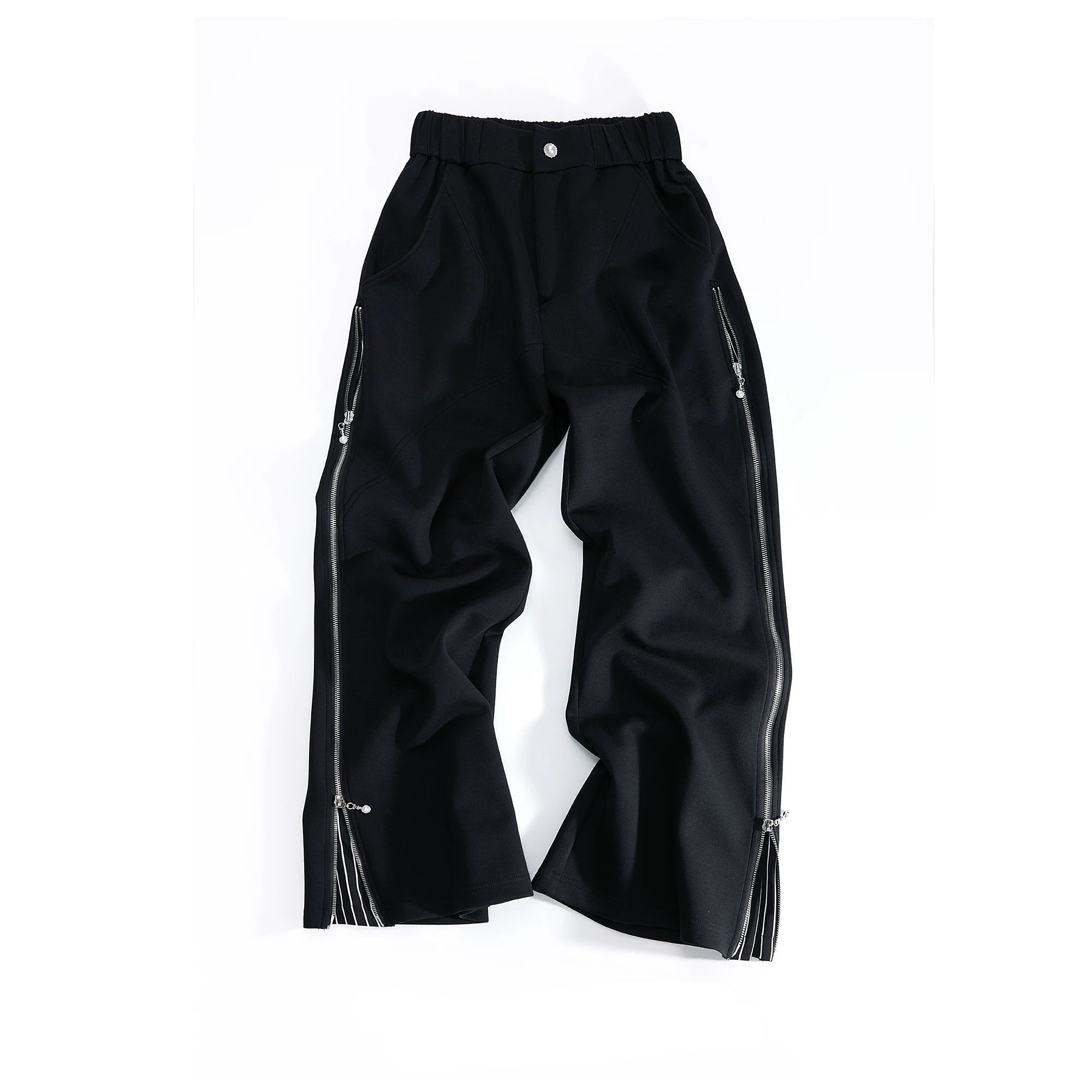 Striped Ribbon Layered Track Top / Pants
