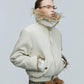 【25s Nov.】Washed Fur Collar Plush and Thickened Cotton Jacket