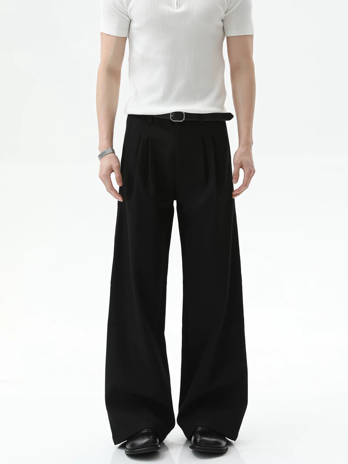 【26s Jan.】Sculpted Panel Straight-Leg Tailored Trousers