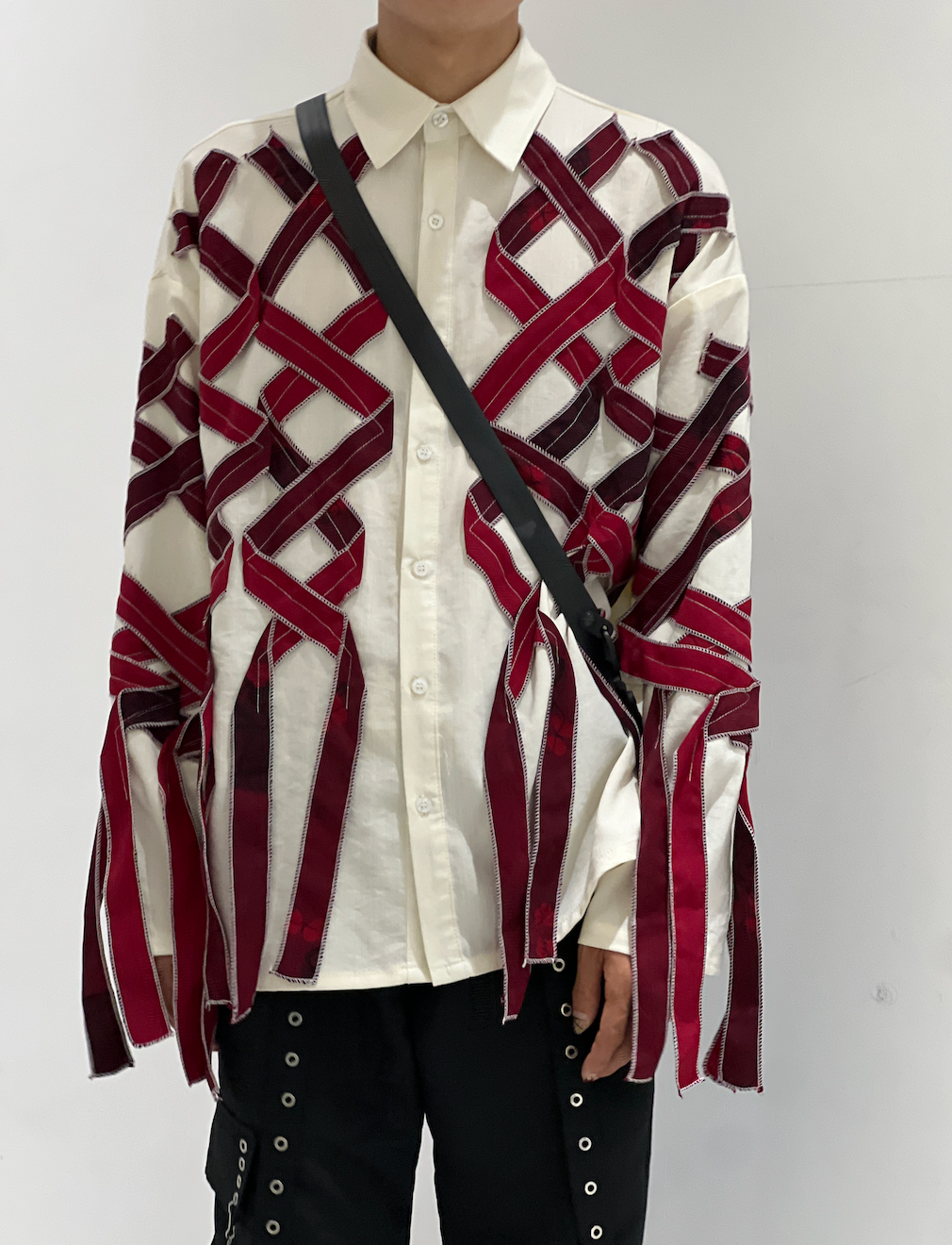Vintage Fringe Patchwork Shirt