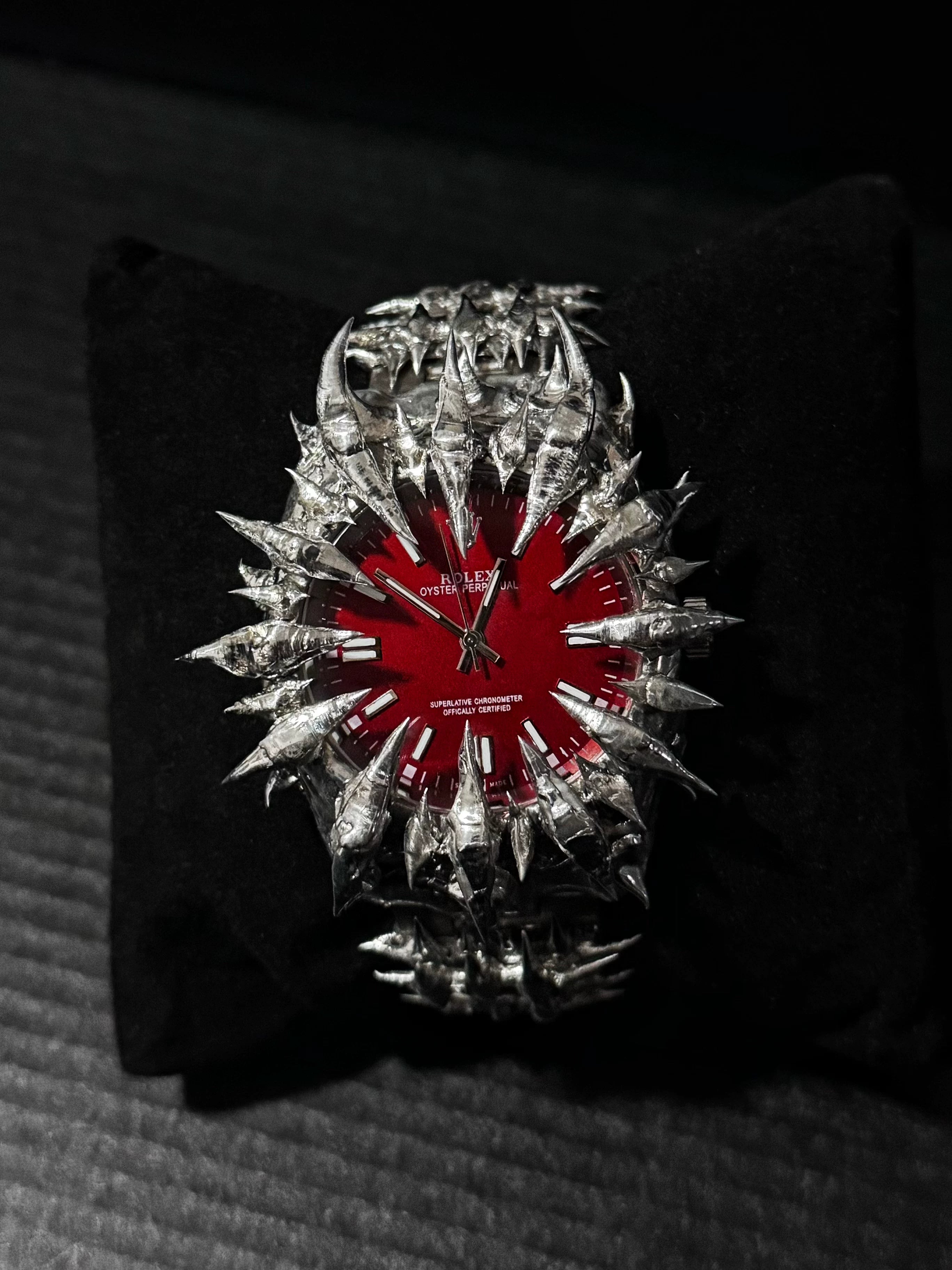 Handcrafted Vampire Dragon Scale Watch