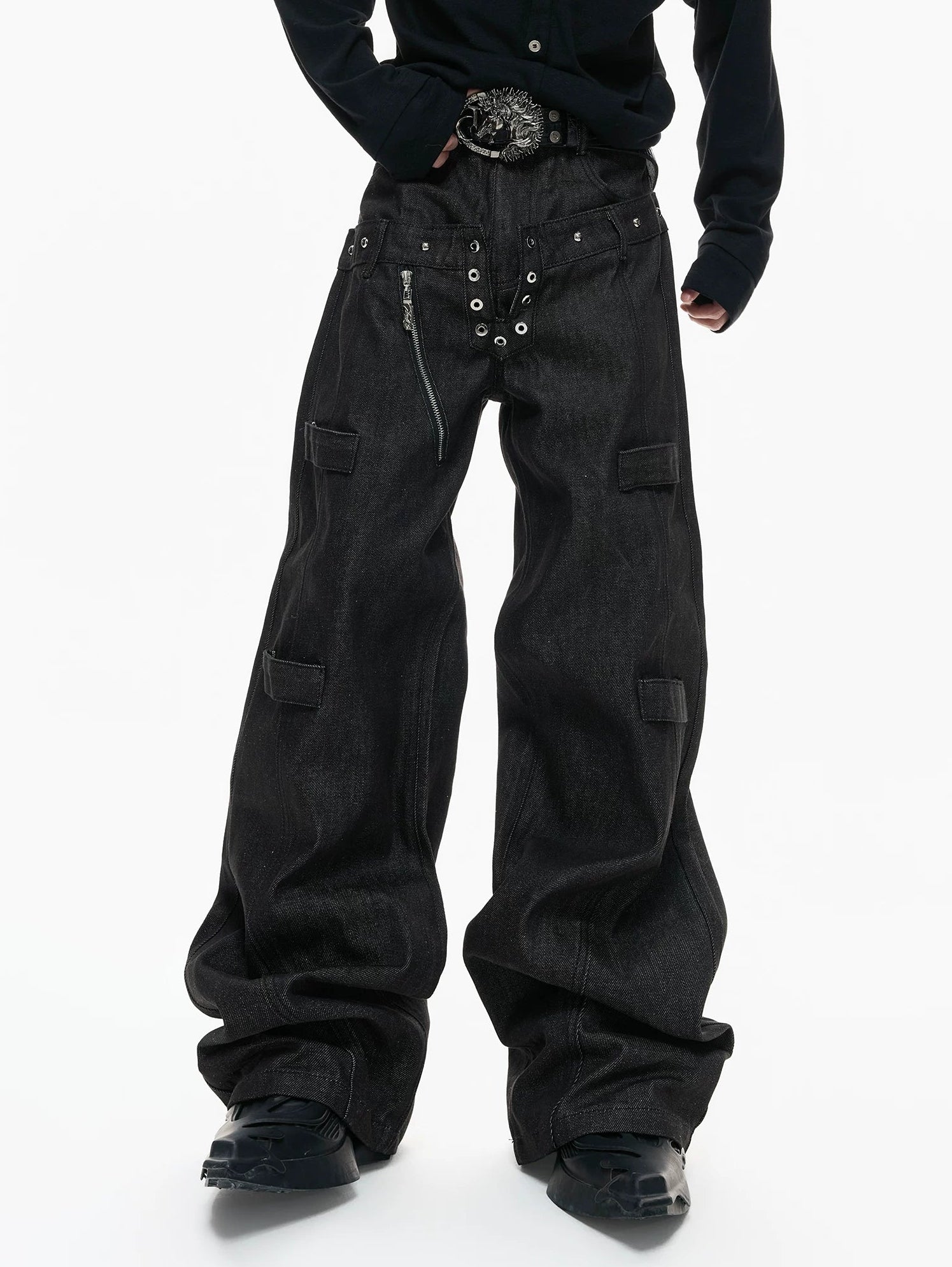 【26s Apr.】Raw Selvedge Double Waist Straight Denim Pants