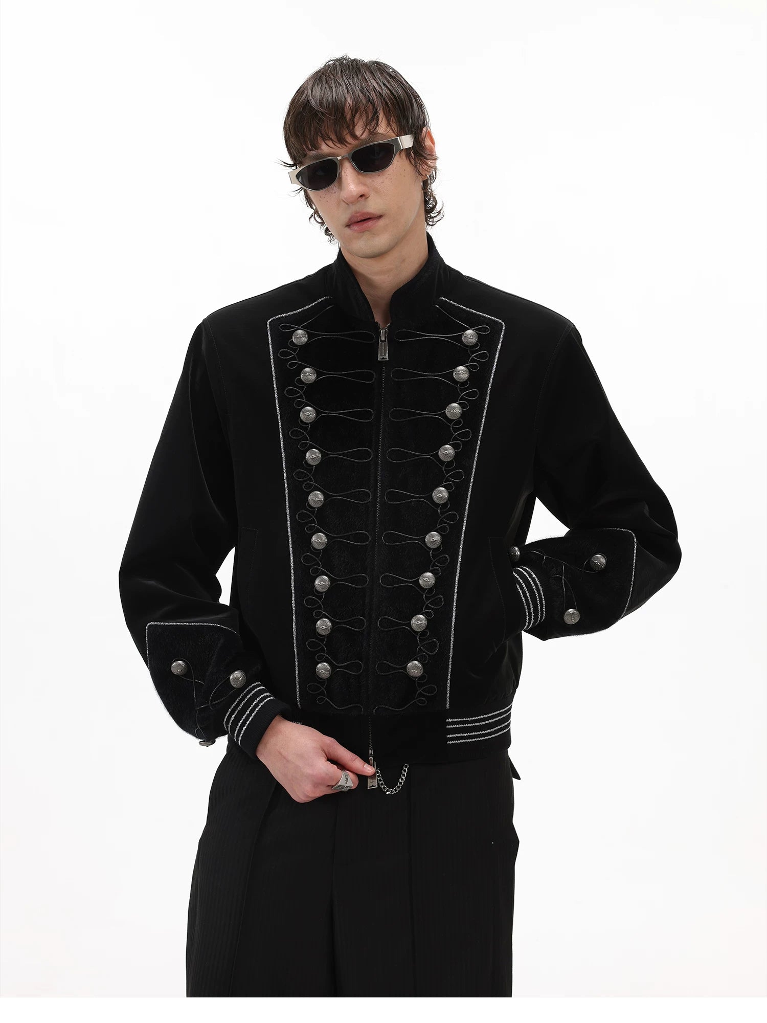 【26s May】Napoleonic Double-Breasted Embroidered Jacket