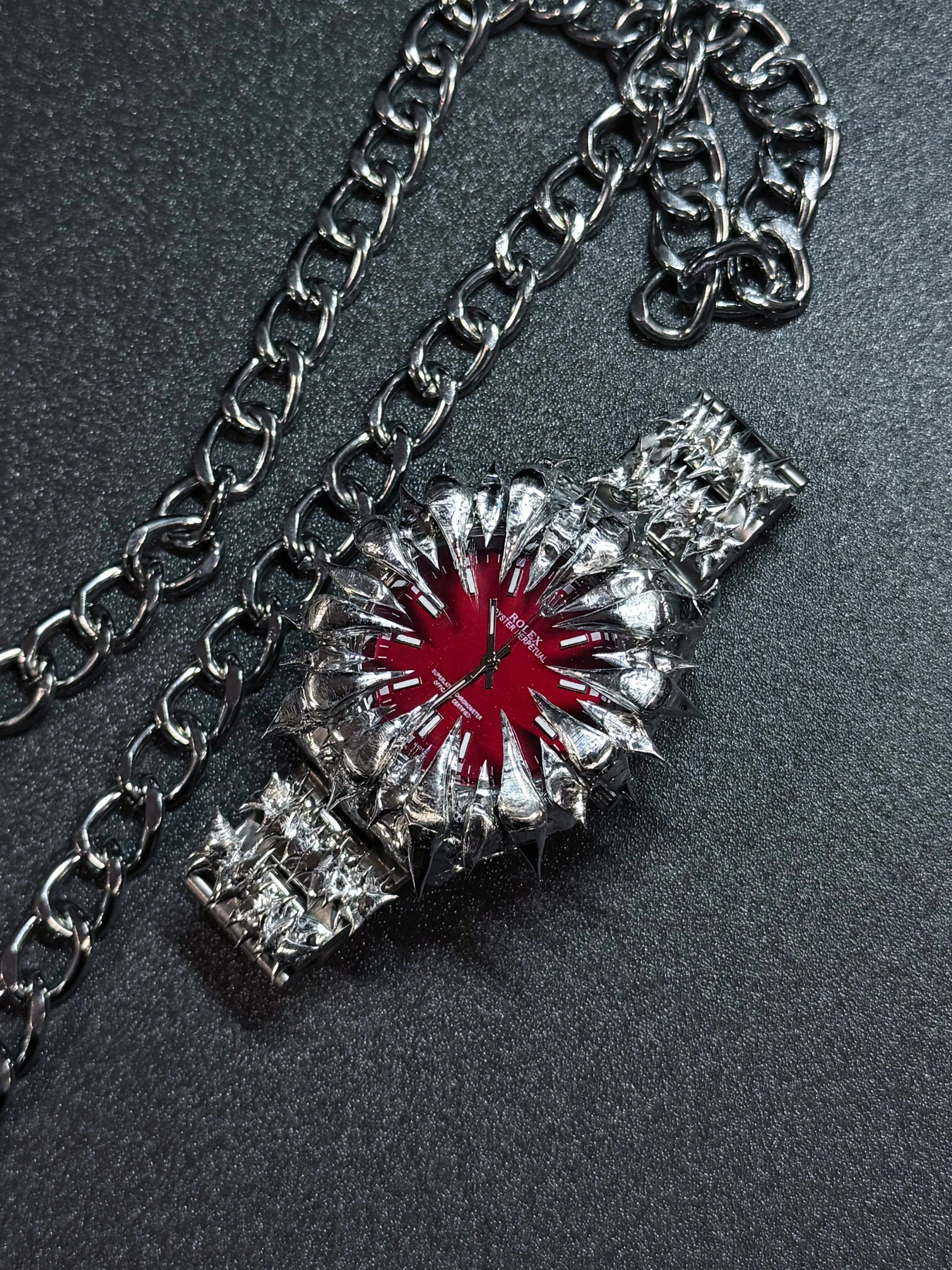 Handcrafted Vampire Dragon Scale Watch