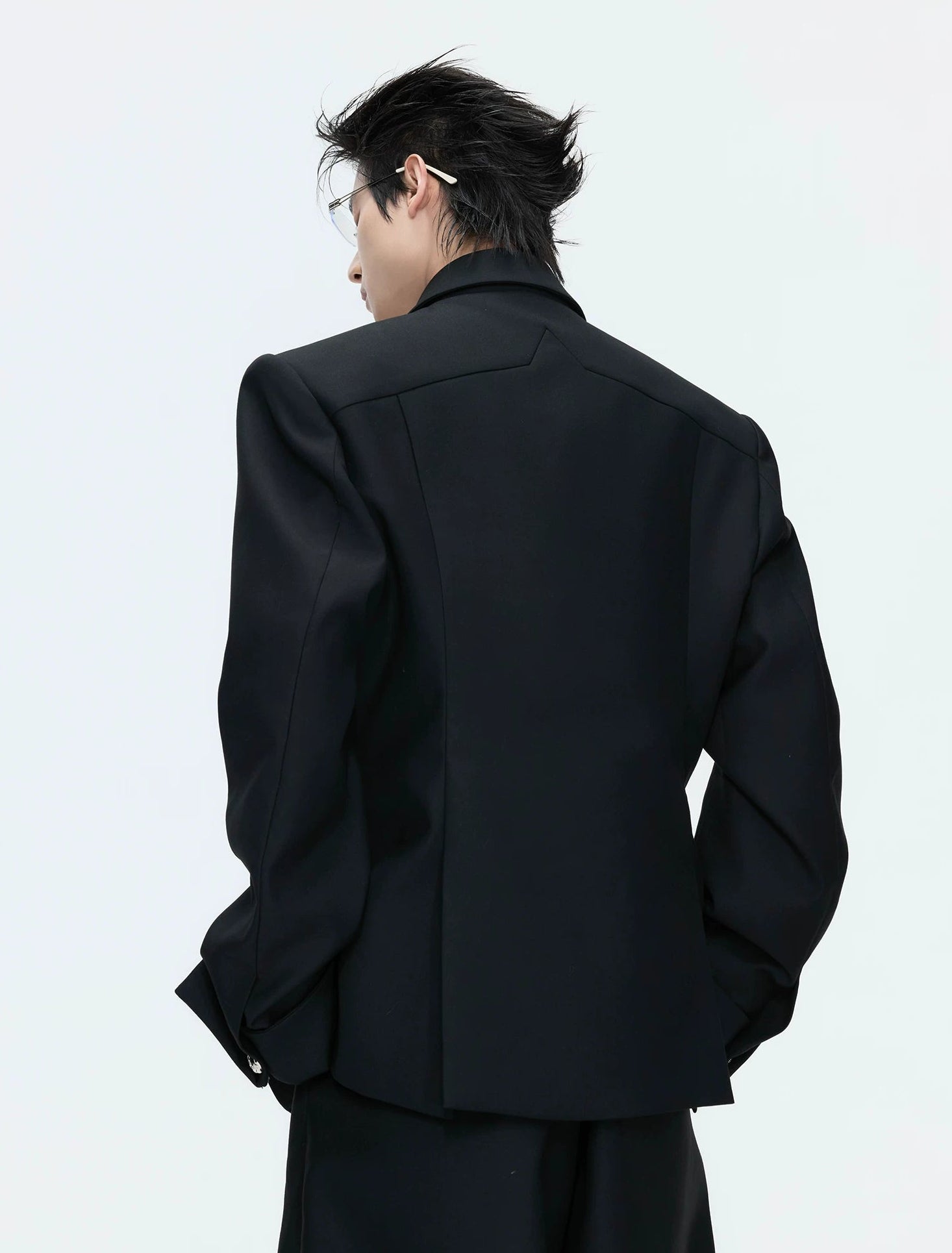 【26s Apr.】Silver Detail Double-Breasted Tailored Suit Set
