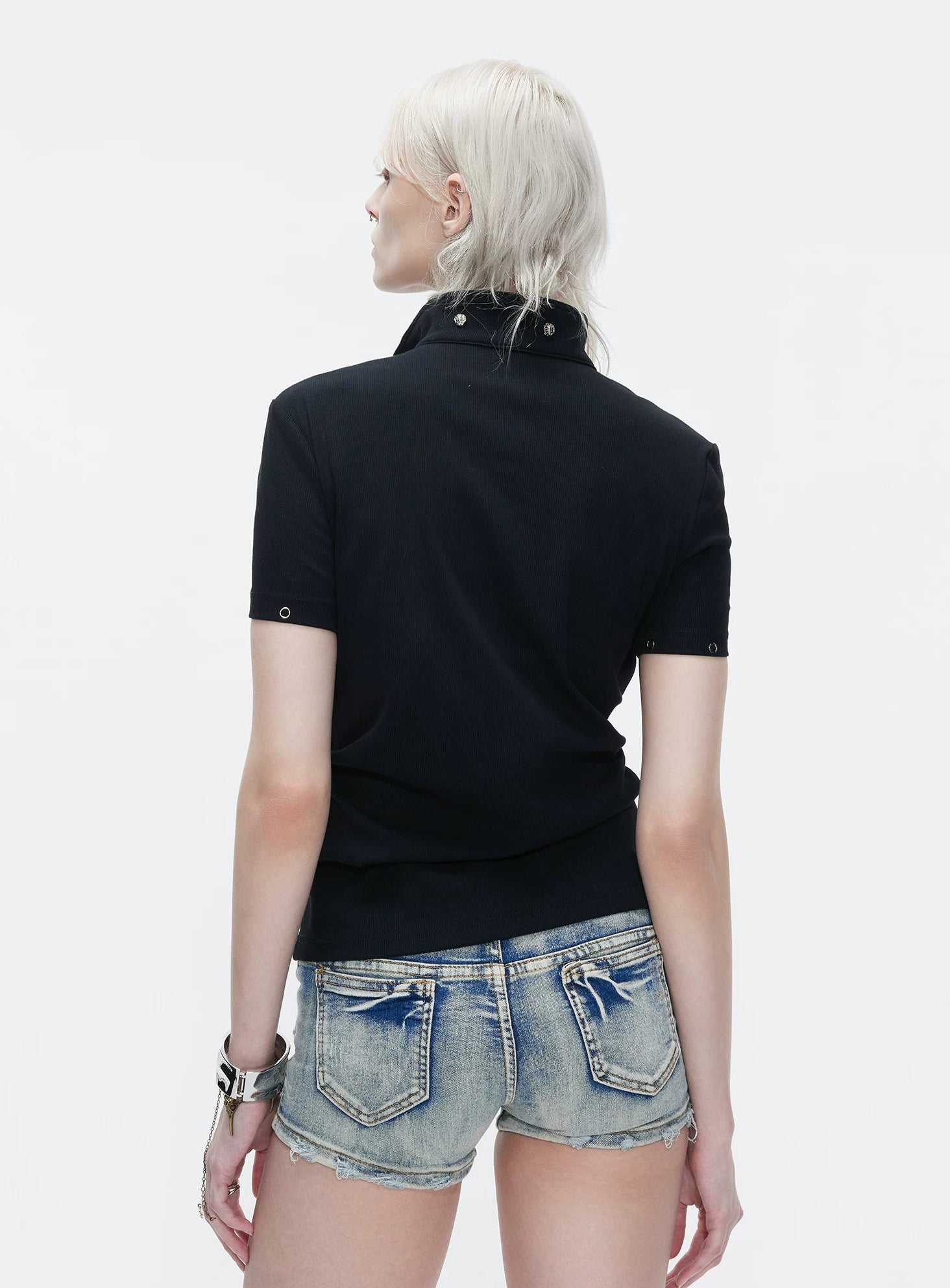 Napoleon Chain Embroidered Polo Tee
