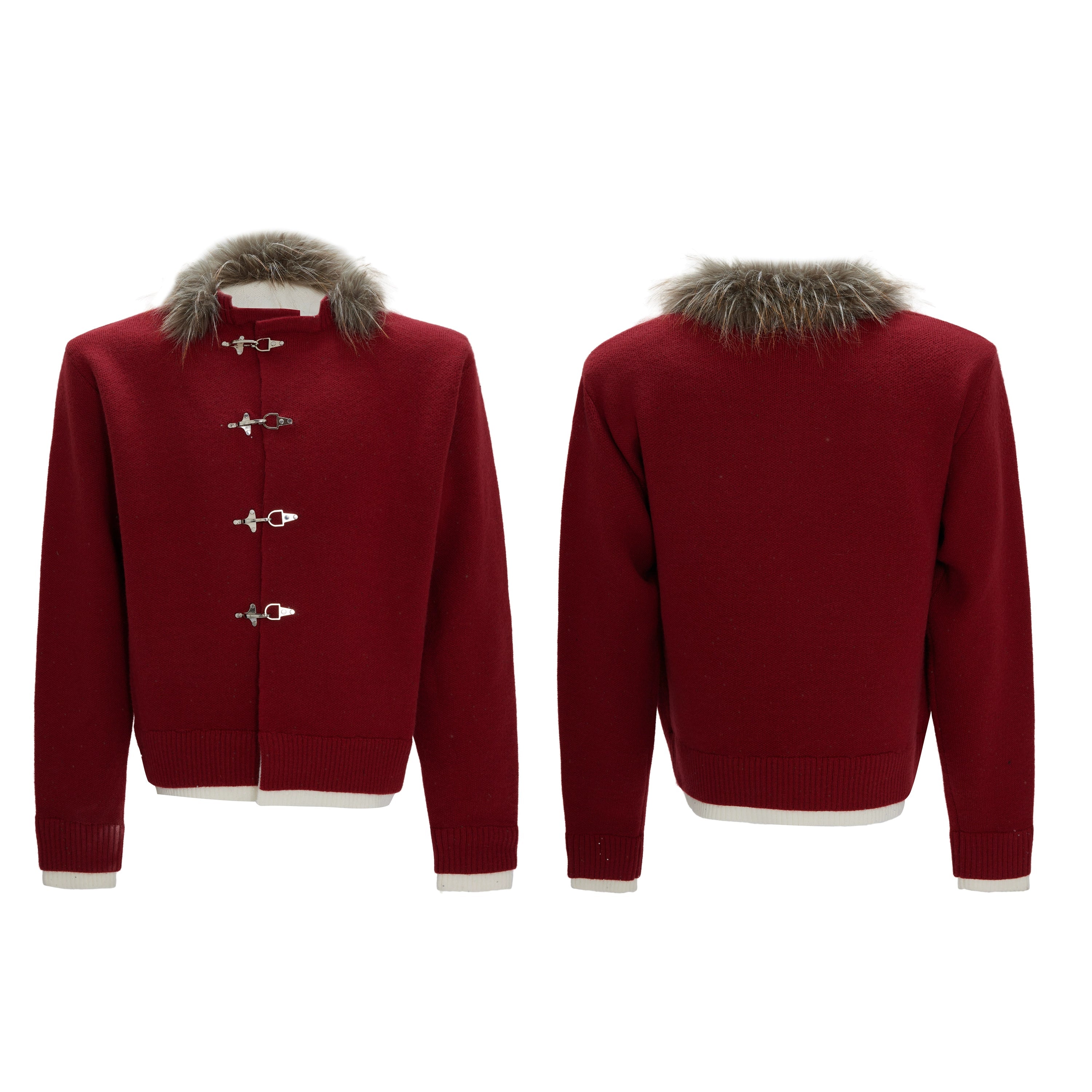 【25s Dec.】Glittery and Luxurious Metal Button Sweater