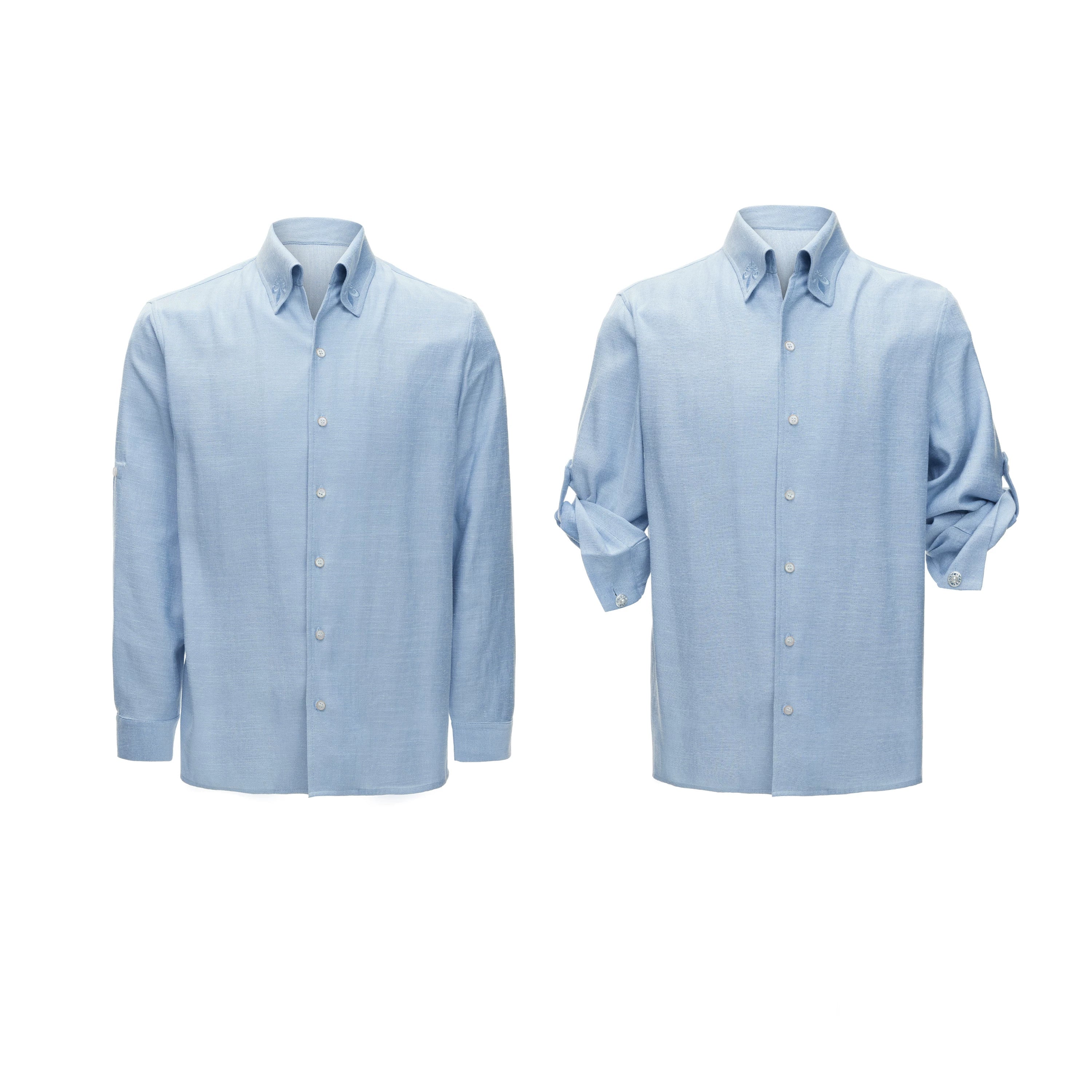 Textured Linen Relaxed Shirt