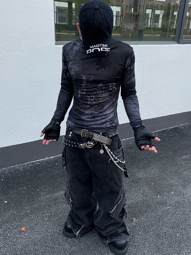 【25s May.】Turtleneck Mesh Bottoming Shirt