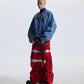 【25s Aug.】Distressed Washed Loose Bomber Jacket