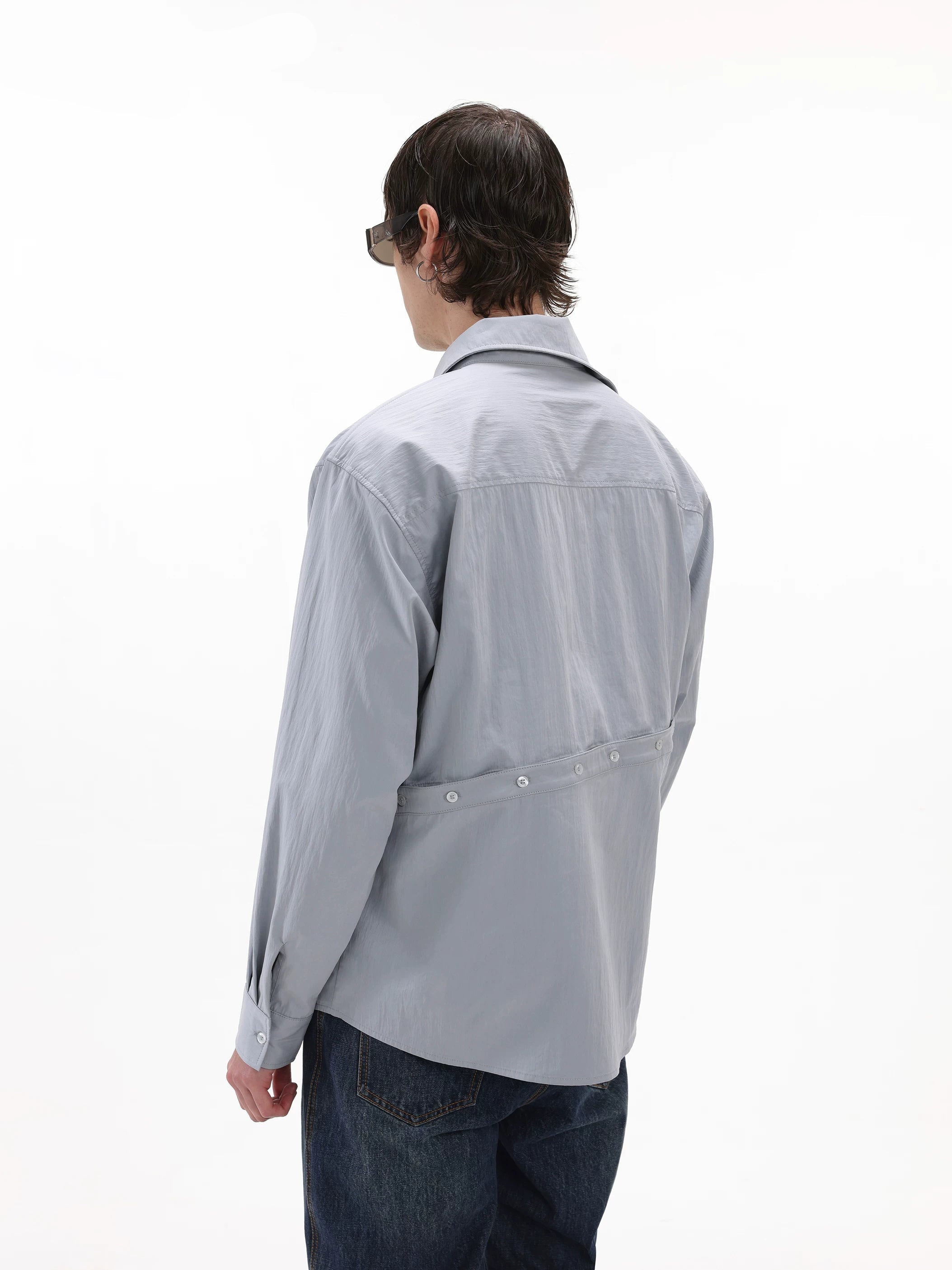 【26s Apr.】Deconstructed Convertible Panel Button-Up Shirt