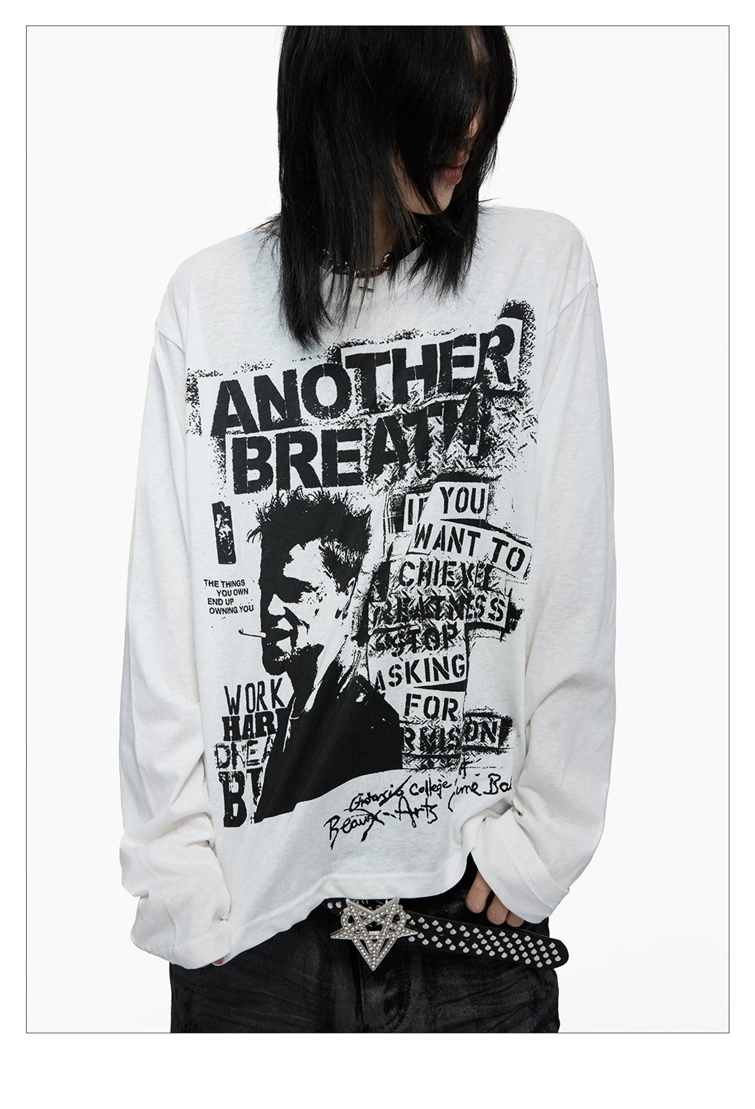 Punk Graphic Long Sleeve Tee