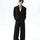 【25s Nov.】Retro V-neck Suit Jacket/Casual Pants