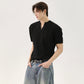 【25s Jun.】Solid Knit V-Neck Relaxed T-Shirt