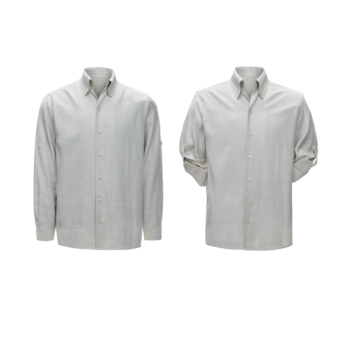 Textured Linen Relaxed Shirt