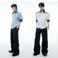 【25s Aug.】Sequined Contrast Lapel Shirt
