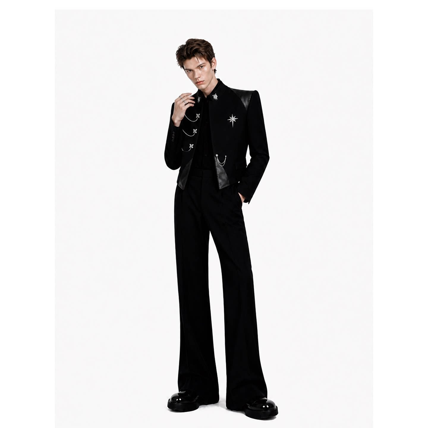 Starfish Sculpted Cropped Blazer