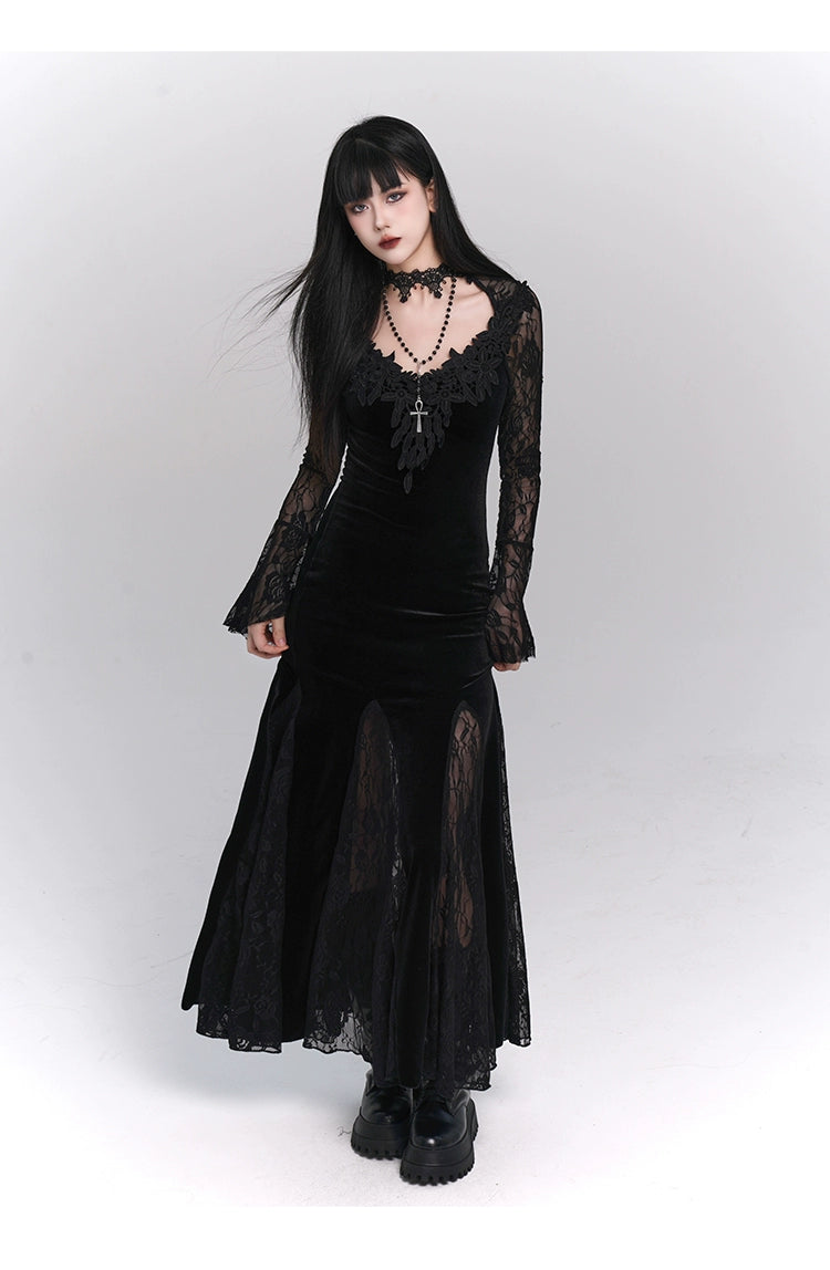 【25s Jul.】Ghost Gothic Style Dress