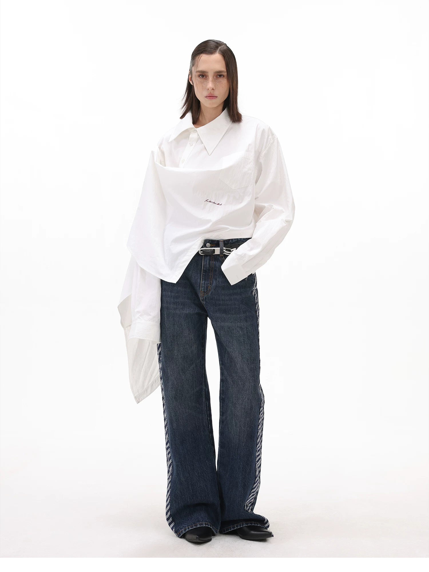 【26s Apr.】Deconstructed Convertible Panel Button-Up Shirt